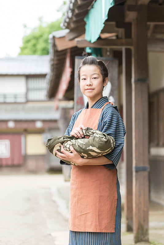 日本古镇的电影场景