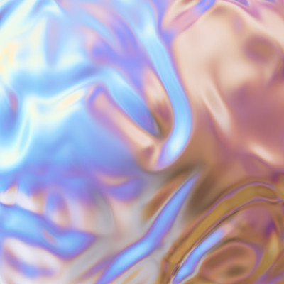 时尚的彩虹全息背景。3d渲染。