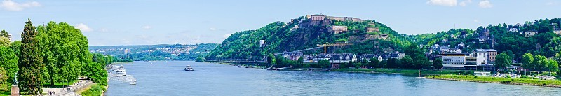 德国科布伦茨城堡山全景