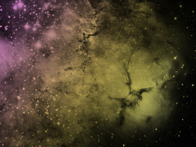 行星和星系，科幻小说的壁纸。