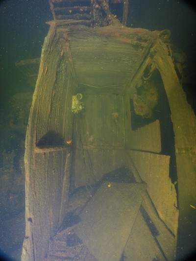Famous wreck ship Fujikawa maru in Truk lagoon
