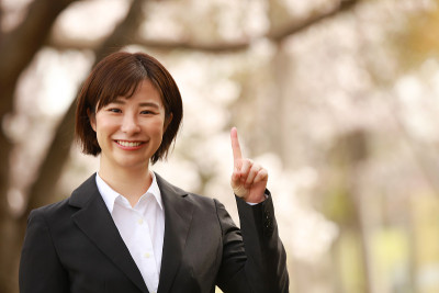 微笑的女员工