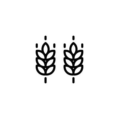 矢量农场小麦穗图标