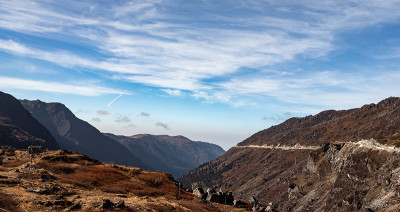 喜马拉雅山脉如画的风景