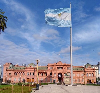 Casa Rosada（粉红色的房子），五月广场，布宜诺斯艾利斯，阿根廷