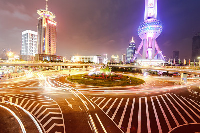 城市的灯光