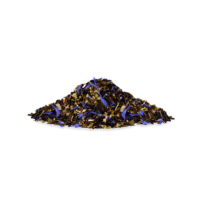 白色的背景上孤立的一堆唤醒混合红茶花