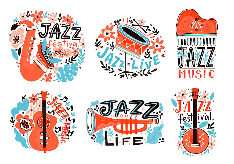 Jazz festival poster templates