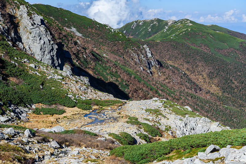 秋末的shogigashira山