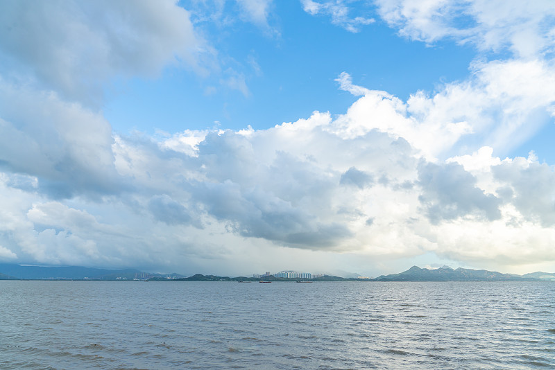 中国深圳湾公园的海洋