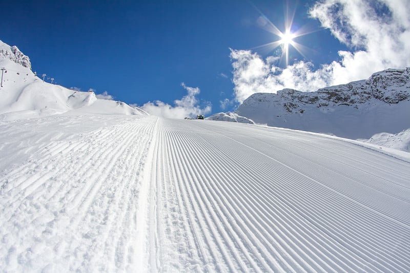 完美的滑雪道