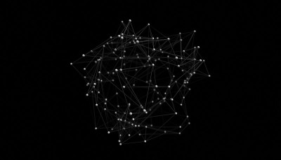现代背景的抽象三维渲染。