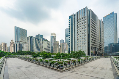 广州珠江新城天际线