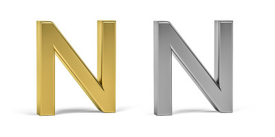 3d字母在金和铝