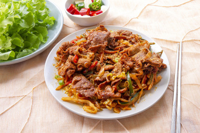猪肉青菜炒