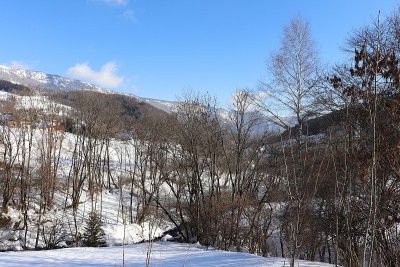沙漠——雪下的萨瓦村