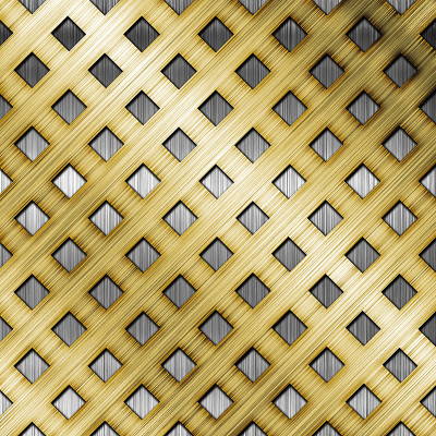金属背景与格栅槽