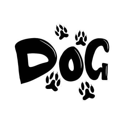 宠物的爪子印字