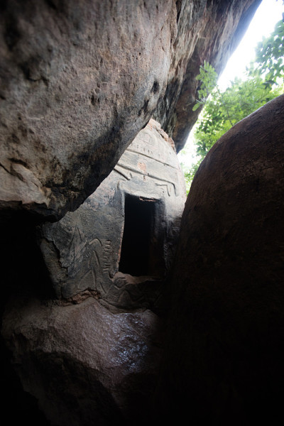 布基纳法索的Troglodyte村