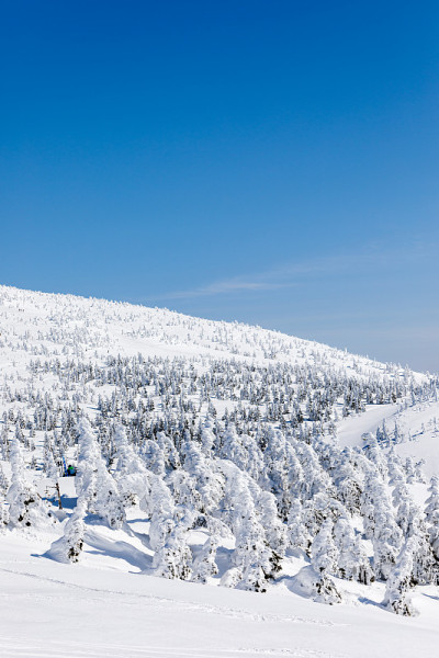 滑雪胜地，秋田县在日本