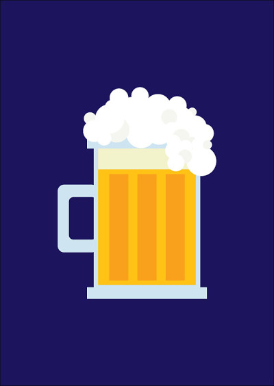 啤酒向量
