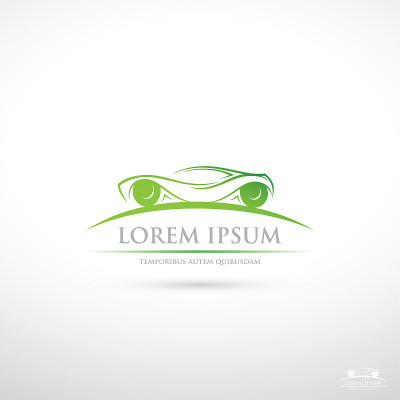 Speed car label - vector illustration