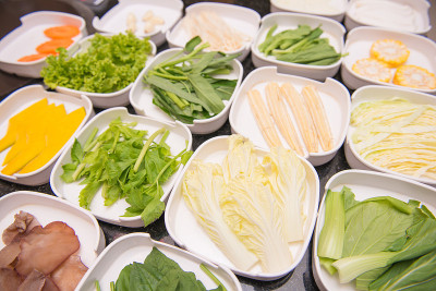 一套烹饪用蔬菜