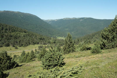 在比利牛斯山脉风景