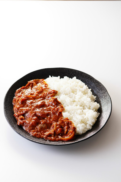 Hayashi大米。牛肉粒米饭。