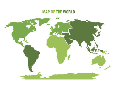 世界大陆地图