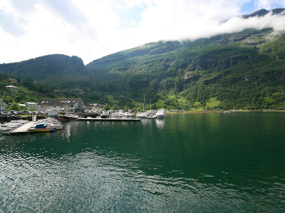 Geiranger峡湾港口
