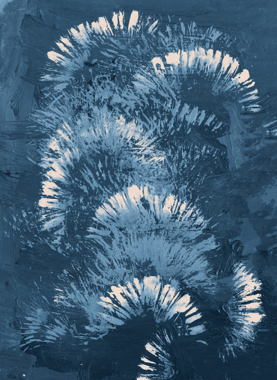 抽象艺术背景。现代艺术。五彩缤纷的明亮的质感。油画