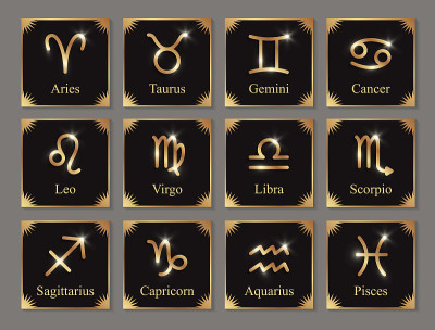黄道十二宫:占星学或占星学的黄金星座。