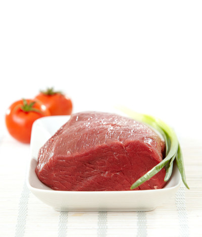 新鲜的生肉