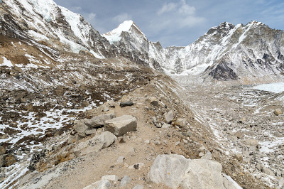 珠峰大本营路上的风景