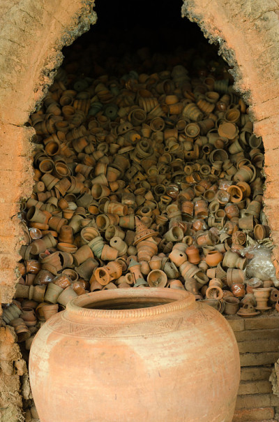 粘土陶器