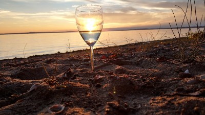 康斯坦斯湖日落酒