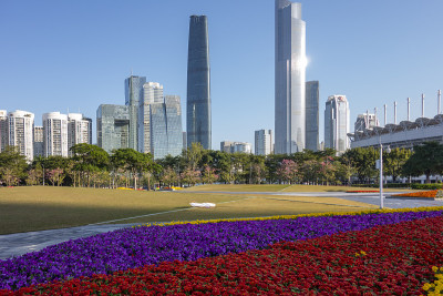 广州城市建筑和公园花卉
