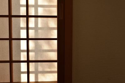 障子，日本纸做的窗纱