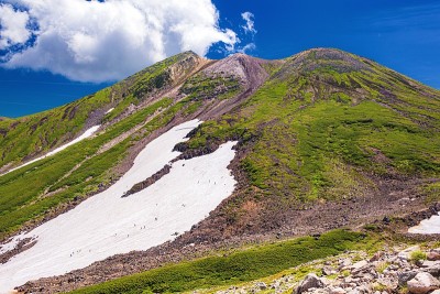 日本长野县典仓山的夏季景观