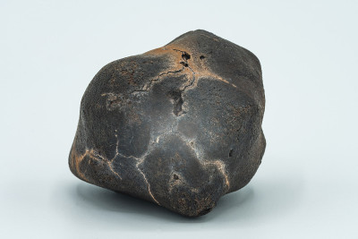 Chondrite Meteorite isolated, a piece of rock form