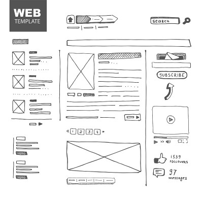 Web页面草图