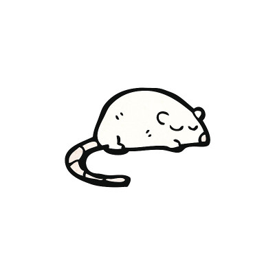 卡通小白鼠