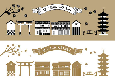 日本老城屋风景2