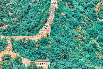 中国长城，“米里峪”段。