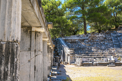 从普里埃尼的风景，Güllübahçe, Söke，土耳其