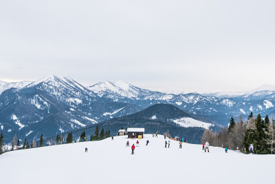 高山滑雪场