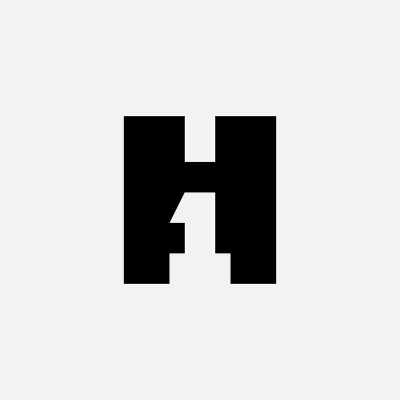 H1的标志。矢量设计元素或图标。字母H和数字1的组合图案或标志。1 h。