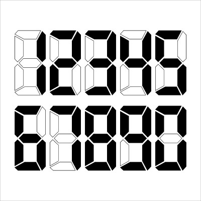 数字时钟屏幕