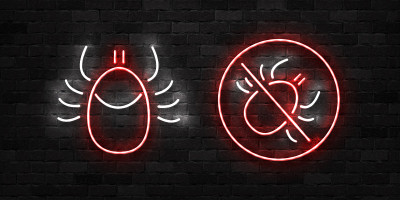 Vector set of realistic isolated neon sign of Ixod